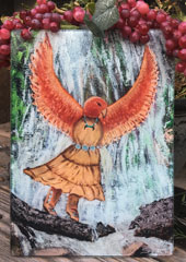 Hawk Woman Cutting Board